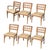 Set of 6 Vintage Chin Hua Drexel Heritage Dining Chairs For Sale In Houston - Image 6 of 6