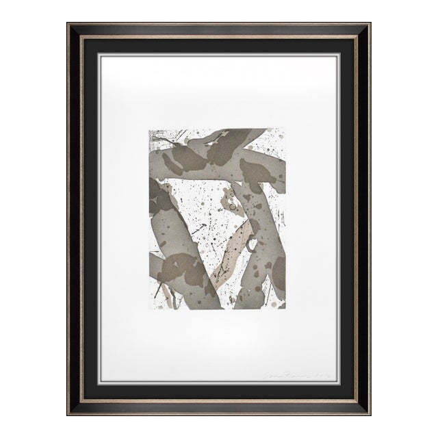 Late 20th Century First Copper (sfe.2g:1.7) Abstract Gray Aquatint and Etching Sam Francis For Sale