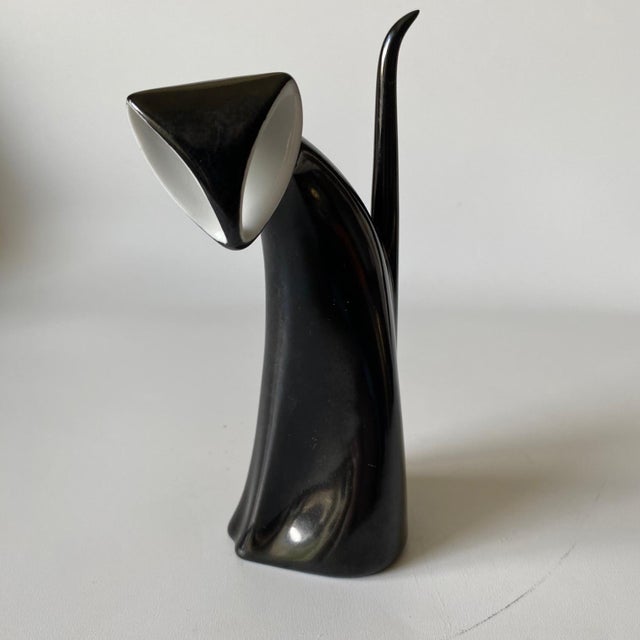 Vintage Royal Dux Porcelain Cat Figurine by Jaroslav Ježek For Sale - Image 14 of 18