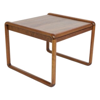 1960s Mid-Century Modern Walnut Side Table by Gunlocke For Sale