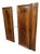 Antique Walnut Cabinet Doors, 1890s, Set of 2 For Sale