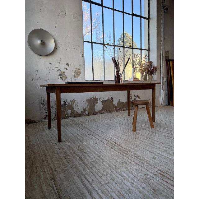 Oak Farmhouse Table, 1950s For Sale - Image 18 of 18
