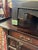Antique Chinese Black Lacquer Cabinet W Jade Inlay of Bird & Floral Motif For Sale - Image 14 of 17