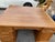 1940s Vintage Oak Partners Executive Double Sided Desk For Sale - Image 10 of 12