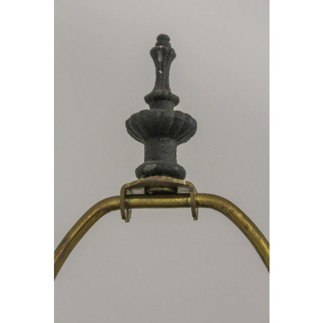 1960s Wrought Iron Candlestick Style Table Lamp For Sale - Image 5 of 12