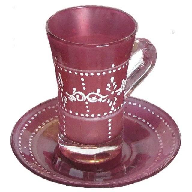 Moroccan Turkish Coffee Service for 12, 24 Pieces For Sale - Image 3 of 4