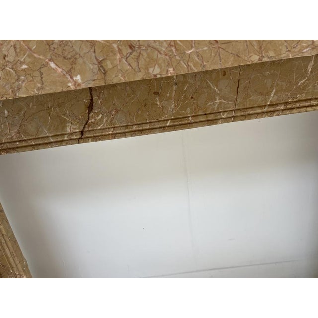 Napoleon III Fireplace with Claw Feet in Speckled Marble, 1800s For Sale - Image 10 of 18