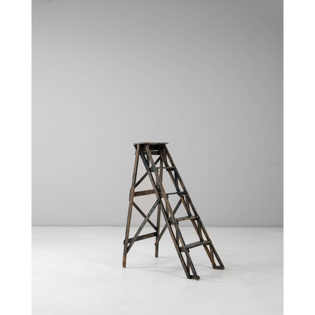 1900s French Wooden Painters Ladder For Sale In Greensboro - Image 6 of 18
