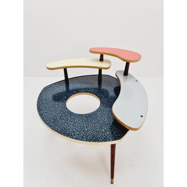 Large Mid-Century Minimalist German Colour Plant Stand For Sale - Image 6 of 11