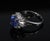 Late 20th Century Fine 2.72ct Gia Ceylon Sapphire & 0.55ct Diamond Platinum Ring Size 6.75 For Sale - Image 18 of 18