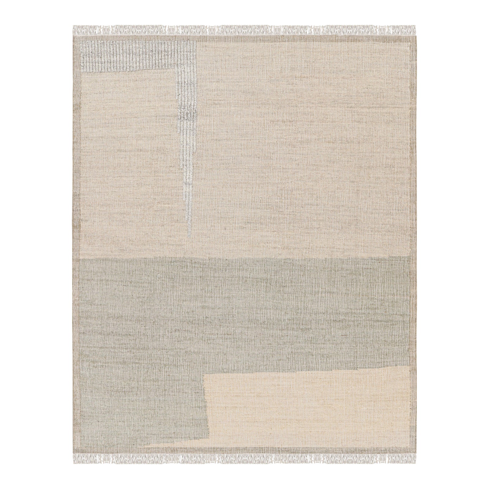 Rug & Kilim’s Abstract Flatweave in Beige with Geometric Patterns ...