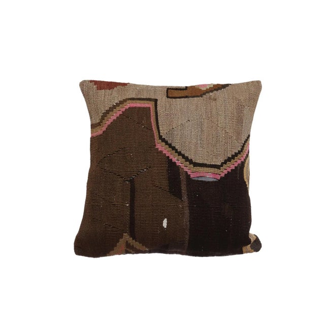 Handmade Kilim Pillow Cover For Sale - Image 4 of 4