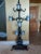 Black Early 20th Century Solid 68" Tall Black Heavy Solid Wrought Iron Plant Pot Holder Stand For Sale - Image 8 of 10