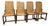 Set of 4 Vintage Drexel Mid-Century Modern High-Back Dining Chairs With Cane Seats & Backs For Sale