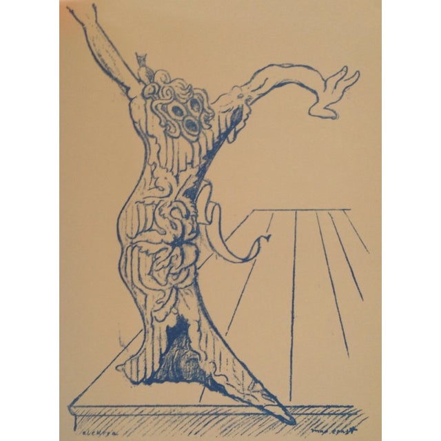 Modern Max Ernst Original Lithograph Electra 1959 for XXe Siecle For Sale - Image 3 of 3