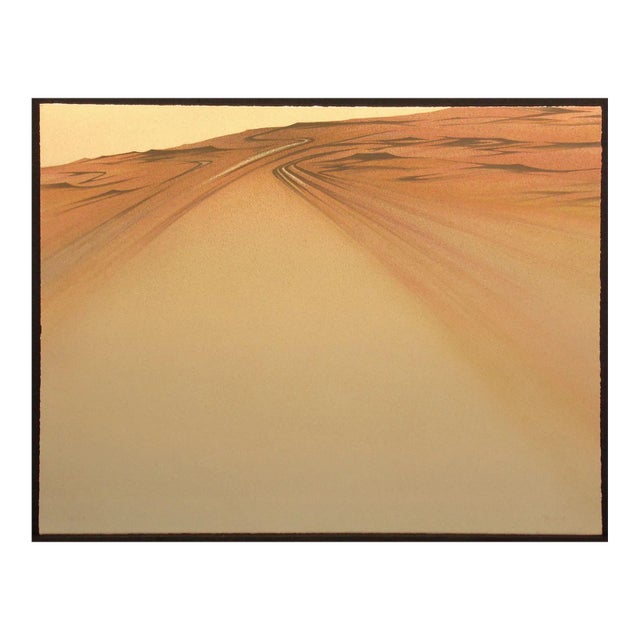 Ann Taylor "Velocity" Signed Numbered Lithograph Landscape Art Print For Sale