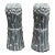 Godinger Silver Plate Asparagus Salt and Pepper Shakers, Pair For Sale