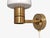 Hans-Agne Jakobsson, Wall Sconce, Brass, Opaline Glass, Sweden, 1960s For Sale - Image 10 of 12