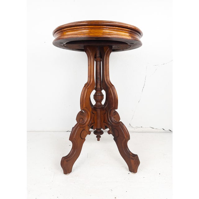 Wood Late 19th Century East Lake Era Side Table For Sale - Image 7 of 13