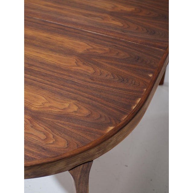 Wood Danish Oval Extendable Dining Table in Teak, 1960s For Sale - Image 7 of 18