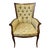 Mid 20th Century Vintage Hollywood Regency Style Tufted Back Armchair For Sale