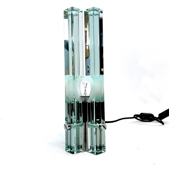 Glass Table Lamp from Gallotti & Radice, 1970s For Sale - Image 8 of 14