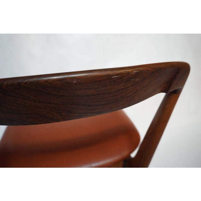 Pair of Mid-Century Wood Barstools by Henry Rosengren Hansen For Sale - Image 12 of 18