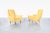 Mid-Century Modern Mid-Century Modern Sculptural Walnut High-Back Lounge Chairs, 1960s For Sale - Image 3 of 12