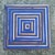2020s Contemporary Traditional Moroccan Resin and Walnut Wood Stool / Blue Hourglass Silhouette For Sale - Image 5 of 7