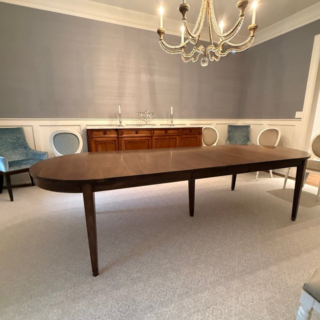 Lancaster Iron and Wood Lincoln Extension Table For Sale - Image 9 of 13