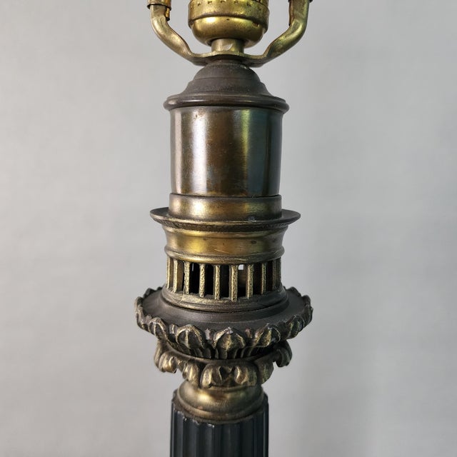 Pair of 19th Century Oil Lamps Converted to Table Lamps For Sale - Image 9 of 12