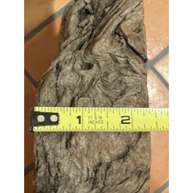 Monumental Organic Burl Wood Wall Clock, California Studio Craft, 1970s For Sale - Image 9 of 9