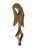 VTG Bakota Brass and Wood Sculpture W/Stand 23" H For Sale - Image 4 of 6