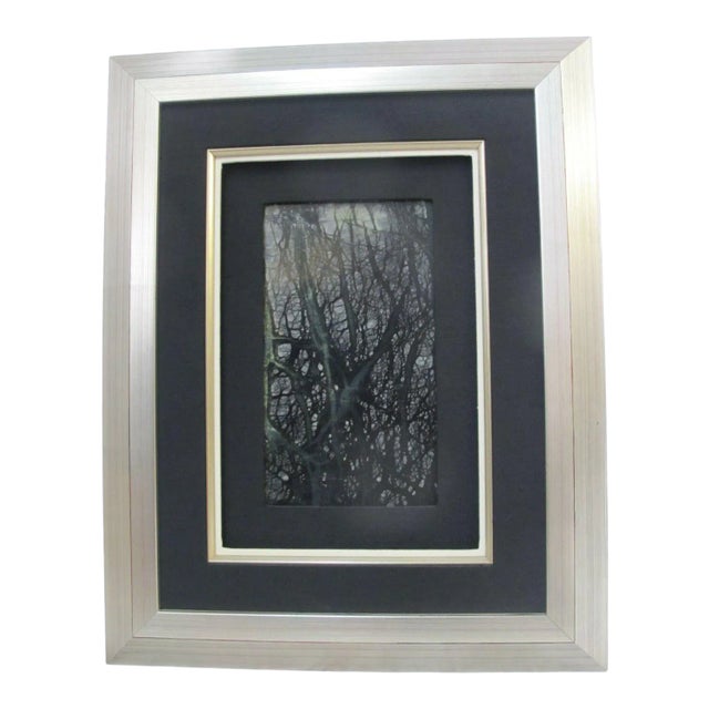 Chinese Natural Meditational Dream Stone Art Stone Trees Panel For Sale