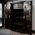 Large floor safe with 2 solid iron doors, complete with internal shelves and an additional compartment closed by two...