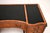 Wood Antique Burr Walnut Pedestal Desk with Leather Top, 1900 For Sale - Image 7 of 11