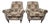 Vintage Italian Armchairs in Floral Upholstery, 1950s, Set of 2 For Sale