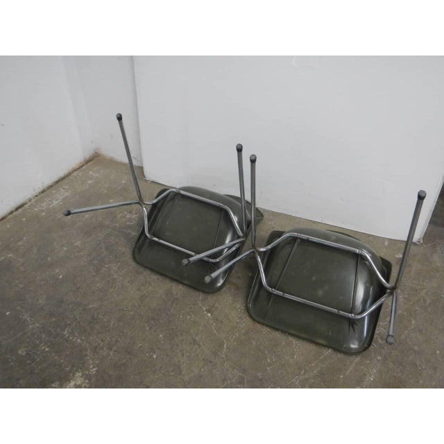Metal Chairs by Robin Day for S.A.M.U. Hille, 1970s, Set of 2 For Sale - Image 7 of 10