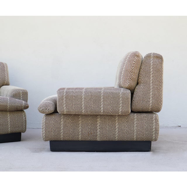 Saporiti Italia Vintage Lounge Chairs from Saporiti, 1970s, Set of 2 For Sale - Image 4 of 14