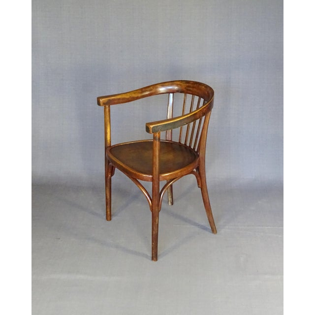 Vintage French Art Deco Office Chair, 1930 For Sale - Image 4 of 8