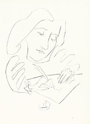 1985 Picasso Heliogravure 4 of a Lady Pricked by a Ring Reproduction
