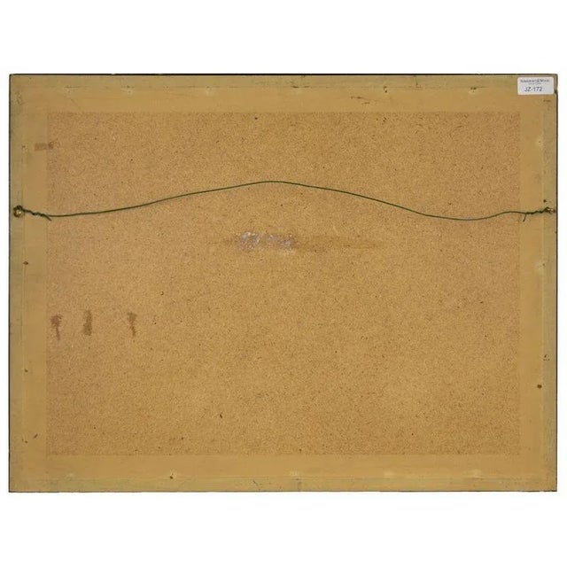 Berlin Woolwork Handpainted Floral Design, Mid-19th Century, Gouache For Sale - Image 3 of 4