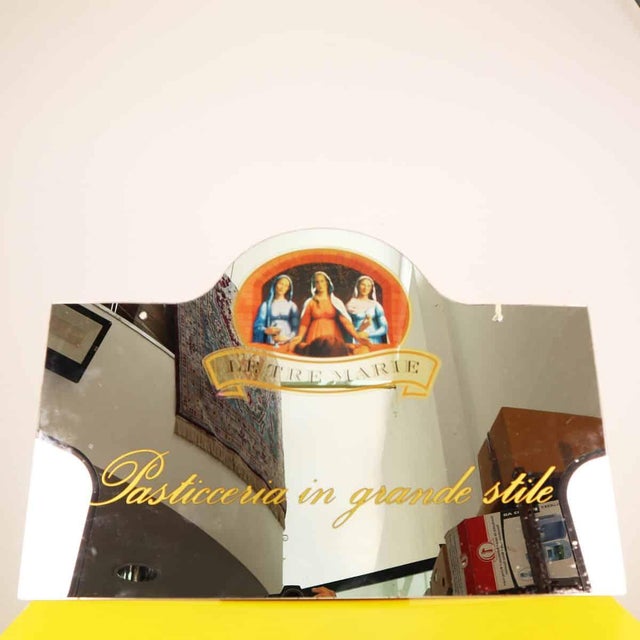 Vintage Mirror with the Three Marys, 1990s For Sale - Image 6 of 6
