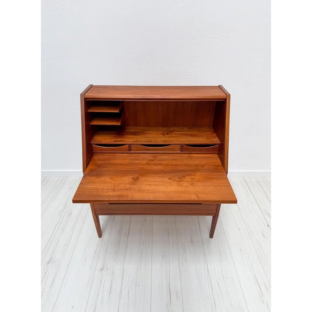 Brown Vintage Danish Teak Secretary Desk from Tørring Møbelfabrik, 1960s For Sale - Image 8 of 15