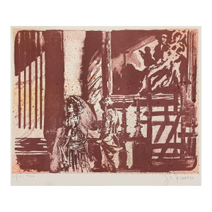 1982 Jospeh Pecsenke Tosca Puccini Opera Lithograph