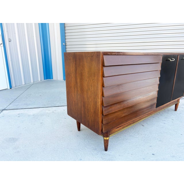 1960s 1960s Mid Century Walnut Dresser by Merton L. Gershun For Sale - Image 5 of 14