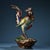 Metal Vintage Chinese Cloisonné Enamel & Gilt Bronze Rooster Sculpture on Stand For Sale - Image 7 of 10
