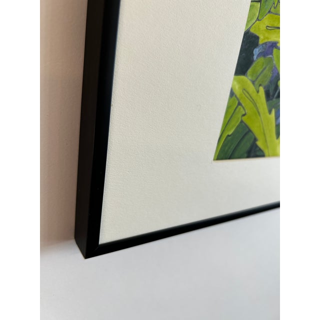 Framed Watercolor Fine Art Giclee Print For Sale - Image 6 of 7