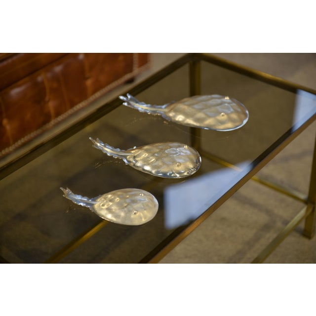 Vintage Pineapple Nesting Tables, 1970s, Set of 3 For Sale - Image 4 of 9