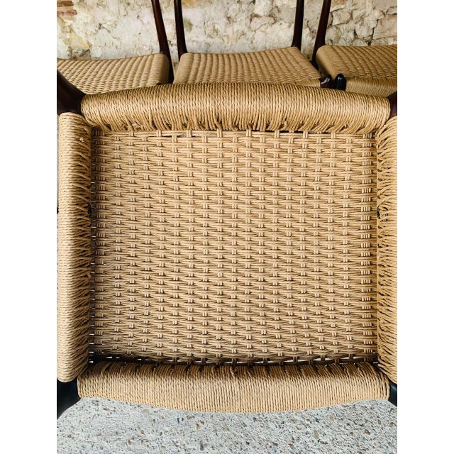 Beige First Edition Rosewood Model 78 Dining Chairs by Niels Møller, 1962-1970, Set of 6 For Sale - Image 8 of 18